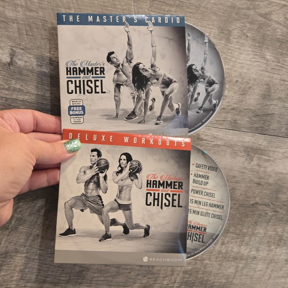 Beachbody The Masters Hammer and Chisel Deluxe Workouts Cardio 2 DVD Set 2015
